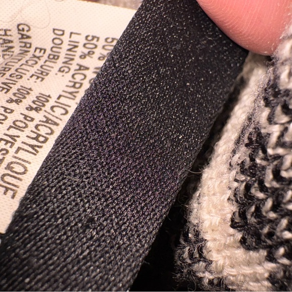 Vintage Merkley black and white wool blend beanie hat - Picture 4 of 7